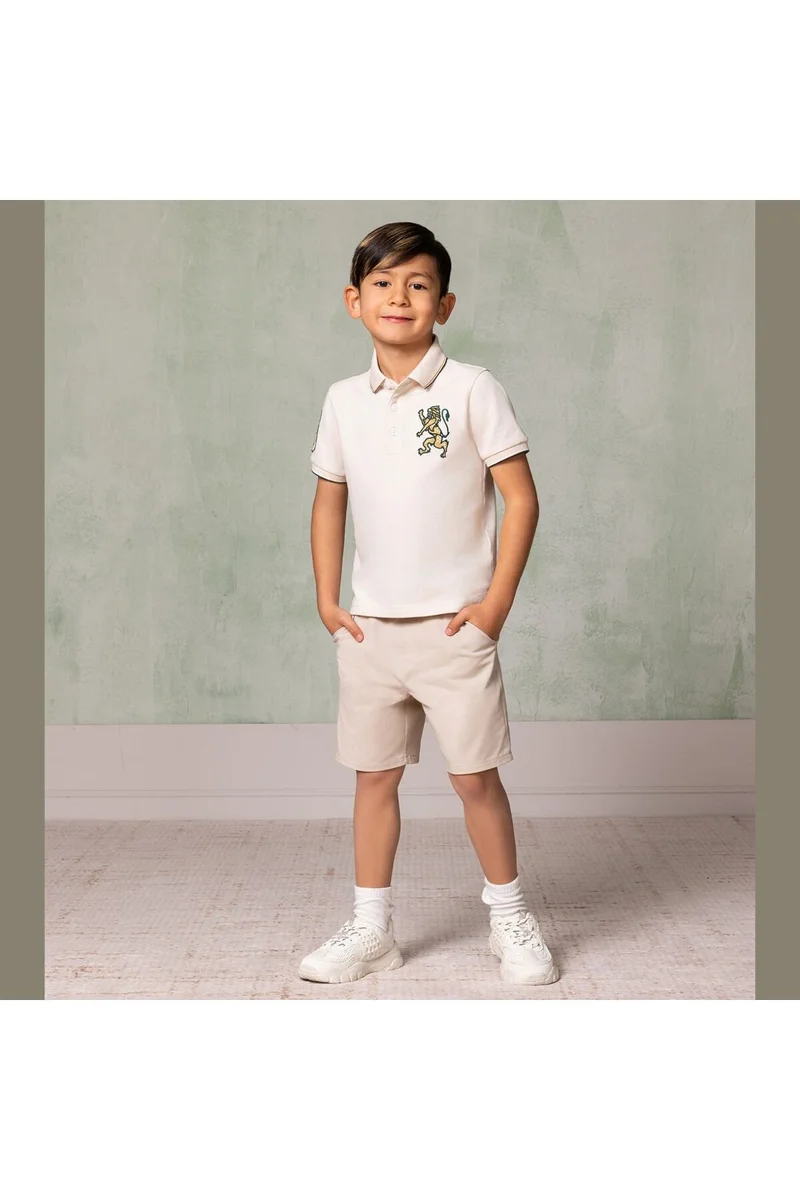 جيوردانو Pink Lion Polo for Boys