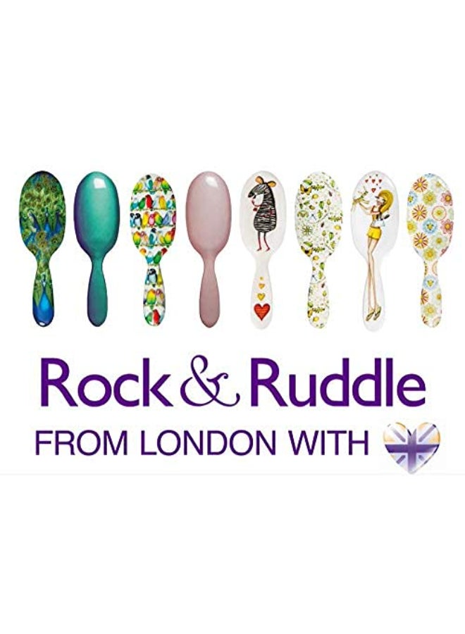 Rock & Ruddle Rock Ruddle Soft White Natural Boar Bristle Hairbrush for Babies and Young Children Perfect for Fine Hair Detangling and Smoothing Fairies Design Small - Image 3