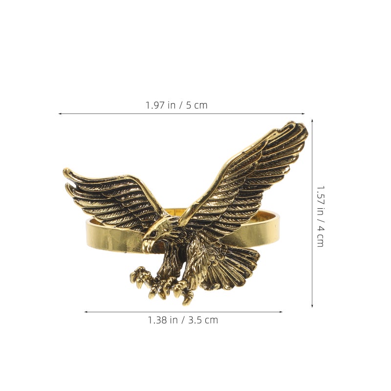4pcs Napkin Metal Napkin Holder Decorative Napkin Serviette Napkin - Image 3