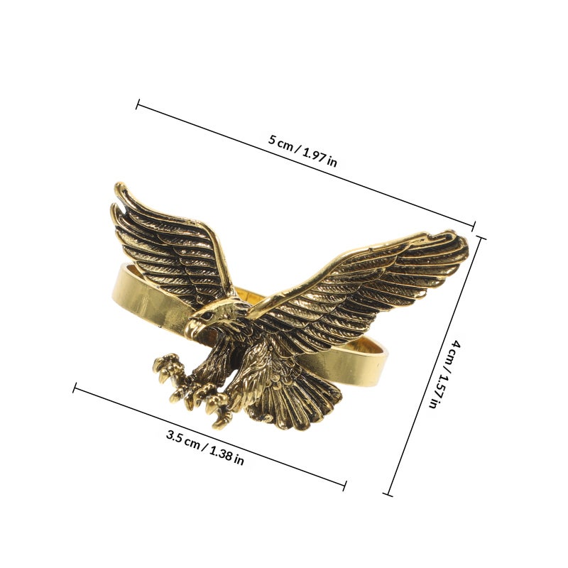 4pcs Napkin Metal Napkin Holder Decorative Napkin Serviette Napkin - Image 2