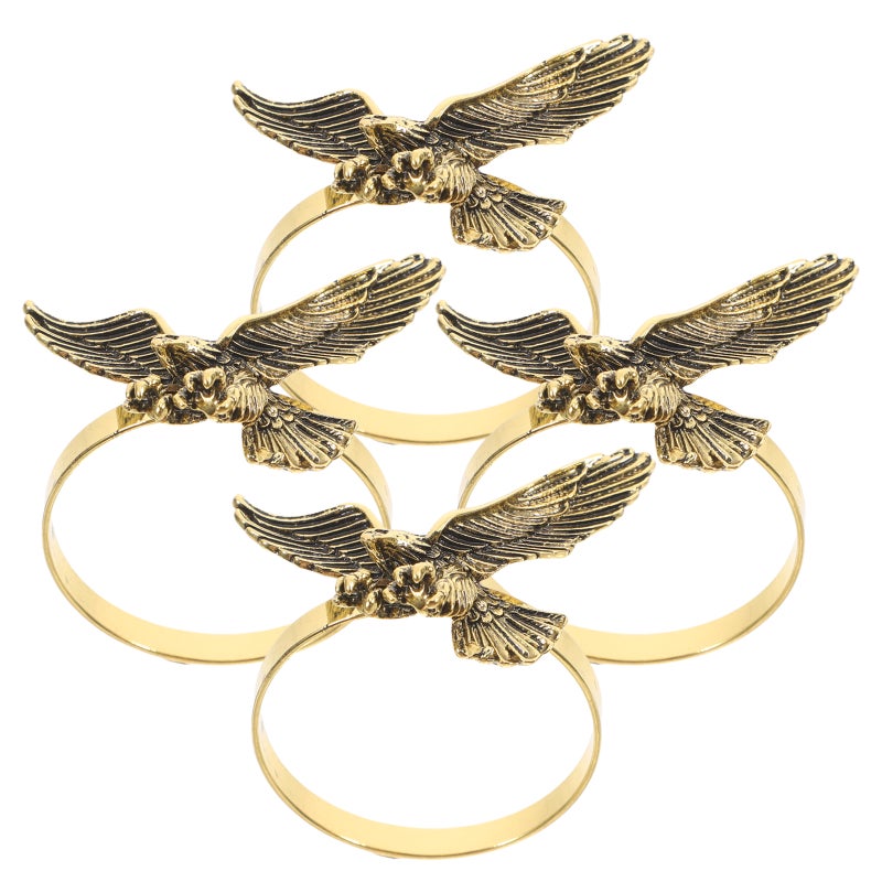 4pcs Napkin Metal Napkin Holder Decorative Napkin Serviette Napkin - Image 5