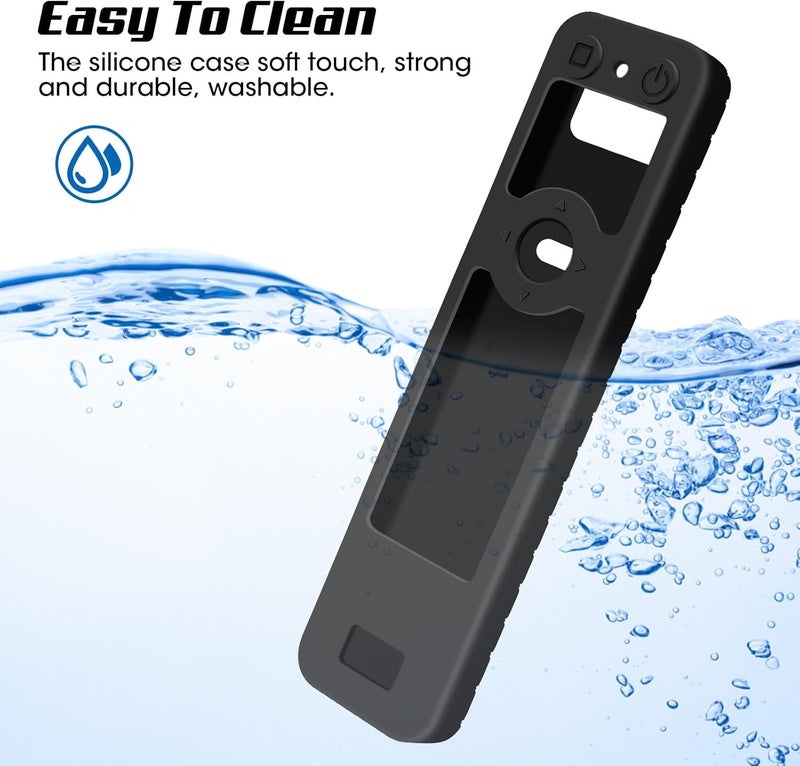 Winceed Silicone Case for LG MR25GA Remote Control [Anti-Slip] Protective Cover for MR25GA Magic Remote Compatible with 2025 LG OLED Smart TV Series Remote (Black) - Image 5