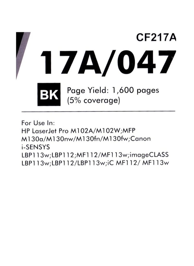 أف كيو - خرطوشة حبر 17A CF217A متوافقة مع طابعة HP LaserJet Pro M102 M102a M102w M130 M130a M130fn M130fw M130nw M132 M132a M132fn M132fp M132fw Printer M132n w M132sfnw M132snw (أسود) - Image 1