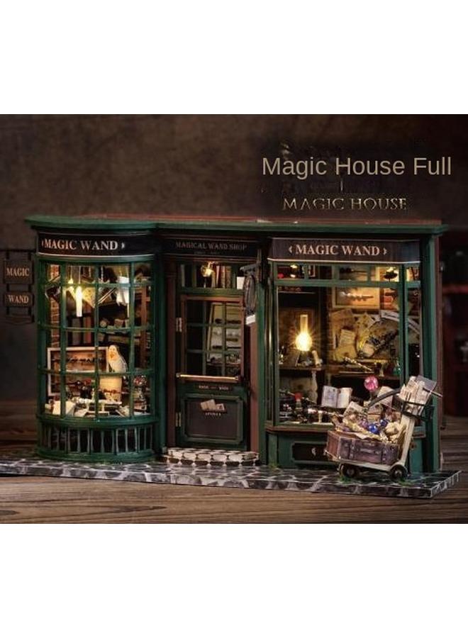 Zhiqu House Diy Cabin Magic Full House European Retro Handmade Assembled Model Wooden Cabin Gift - Image 1