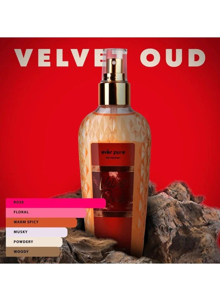 ever pure Fragrance Mist for Women Velvet Oud 236 ml - Image 2