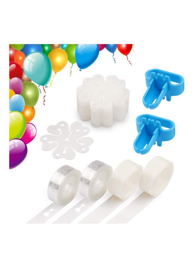 NIBEMINENT Balloon Decorating Strip Kit For Arch Garland 32Ft Tape Strip, 2 Pcs Tying Tool, 200 Dot Glue, Decoration Supplies - Image 1