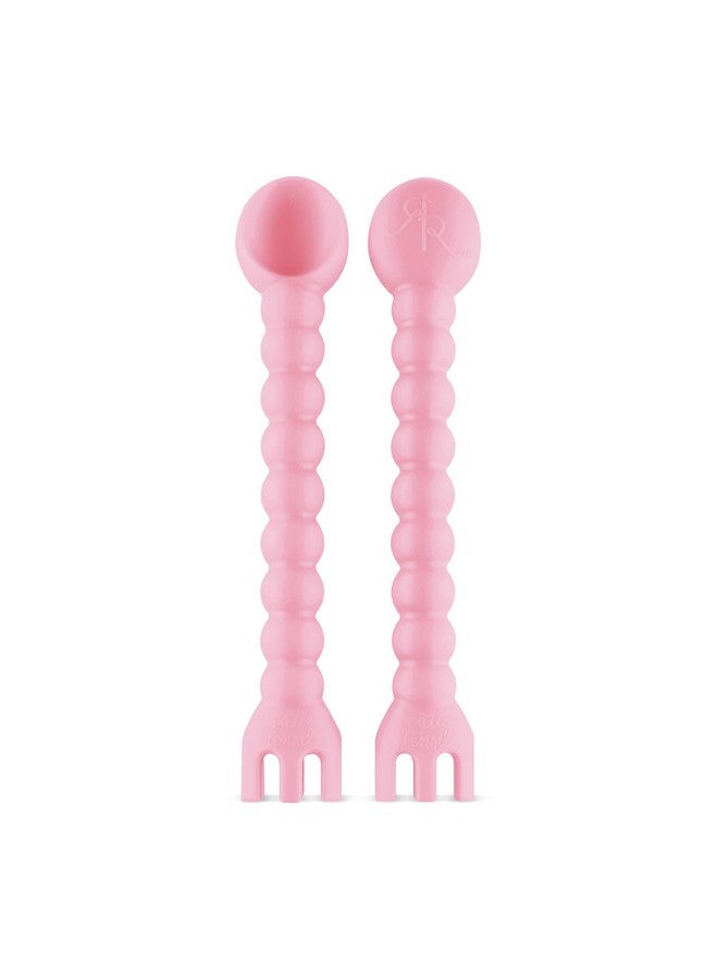 Ryan & Rose Cutie Tensils Baby Spoon And Fork [2 Pack] (Ballet) - Image 1