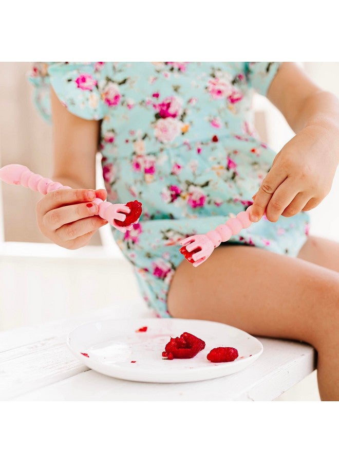 Ryan & Rose Cutie Tensils Baby Spoon And Fork [2 Pack] (Ballet) - Image 3