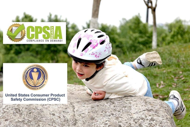 BeBeFun Girl Helmet for Bike,Kids Bike Pink Helmet for Girls Approximately Ages 3-10 Years Adjuastable and Multi-Sport, from Toddler to Kids CPSC Certicated - Image 4