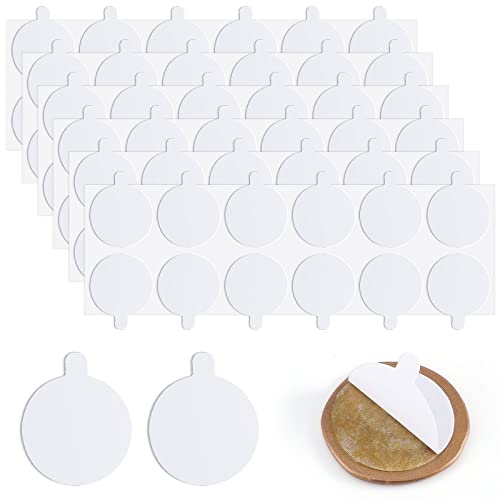 Prudiut 360 PCS Double Sided Adhesive Wax Seal Stickers - Removable Sticky Tack Putty for Sealing Backing (1 Inch) - Image 1