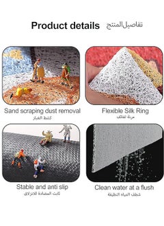 LEOKOR Doormat Non-slip Natural Rubber Front Door Mat Mud Scraper Welcome Entrance Mat for Home Entrance, Garage and Garden 60 * 90 CM  - Image 5