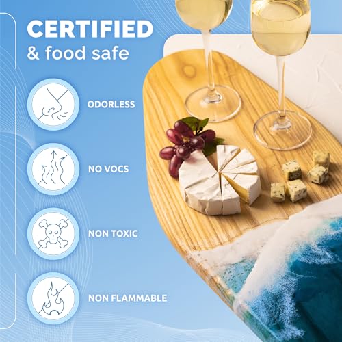 Craft Resin طقم راتنج كرافت 2 جالون راتنج إبوكسي شفاف مع مضخات - آمن للطعام ومقاوم للأشعة فوق البنفسجية لفن DIY، صناعة الخشب، المجوهرات، الأكواب، قوالب صب راتنج الإبوكسي - لزوجة منخفضة للمبتدئين والمحترفين - Image 5