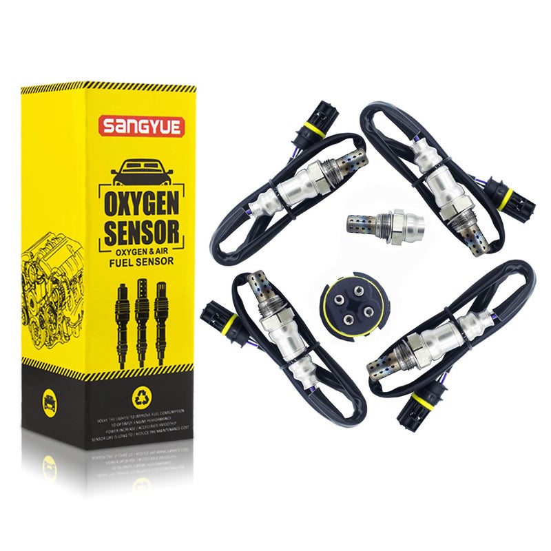 Sangyue Oxygen Sensor for MercedesBenz ML320 ML350 ML500 S430 S500 Upstream Downstream 4pcs