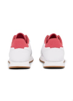 TOMMY HILFIGER Women's  Essential Runner Sneakers, White - Leather  - Image 4