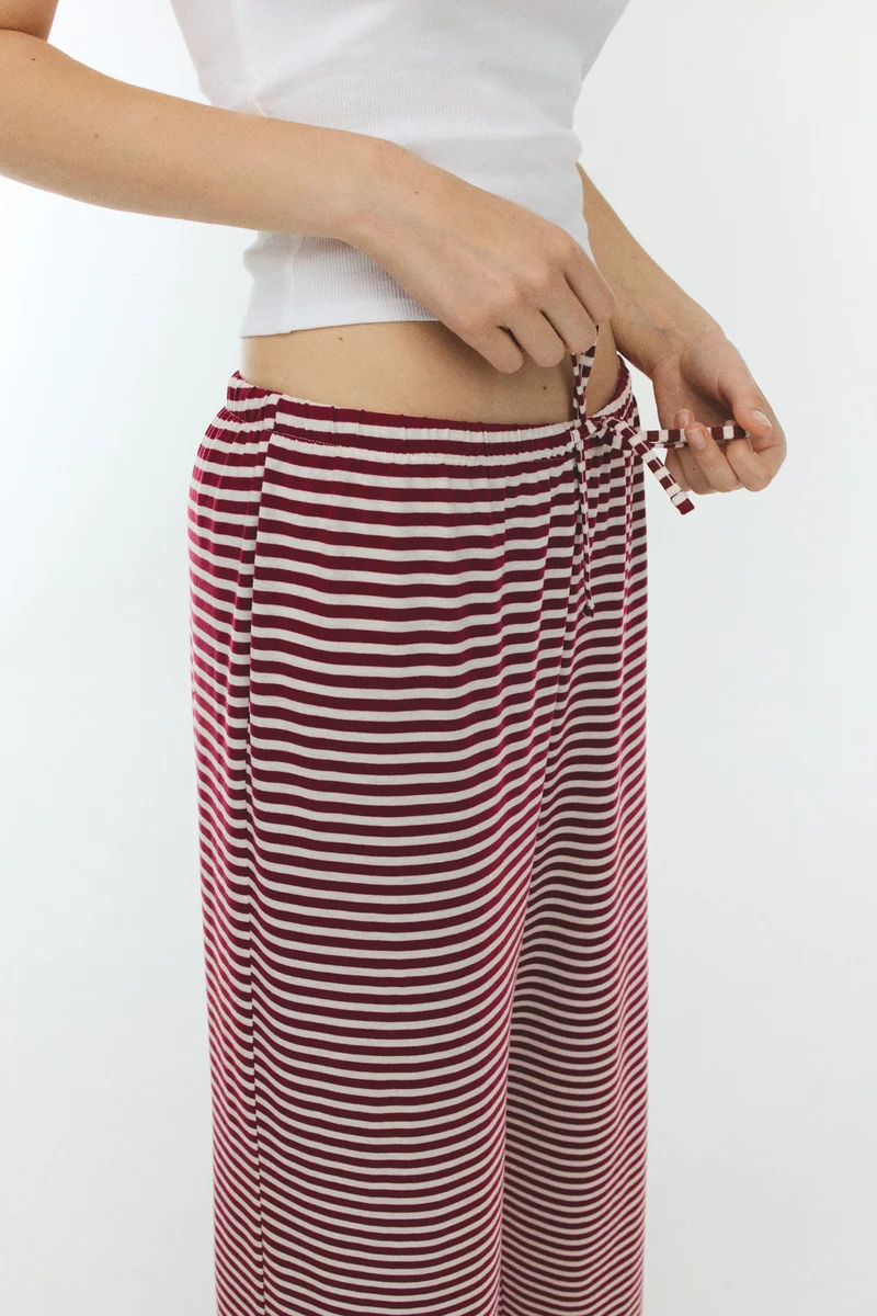 H&M Straight drawstring trousers