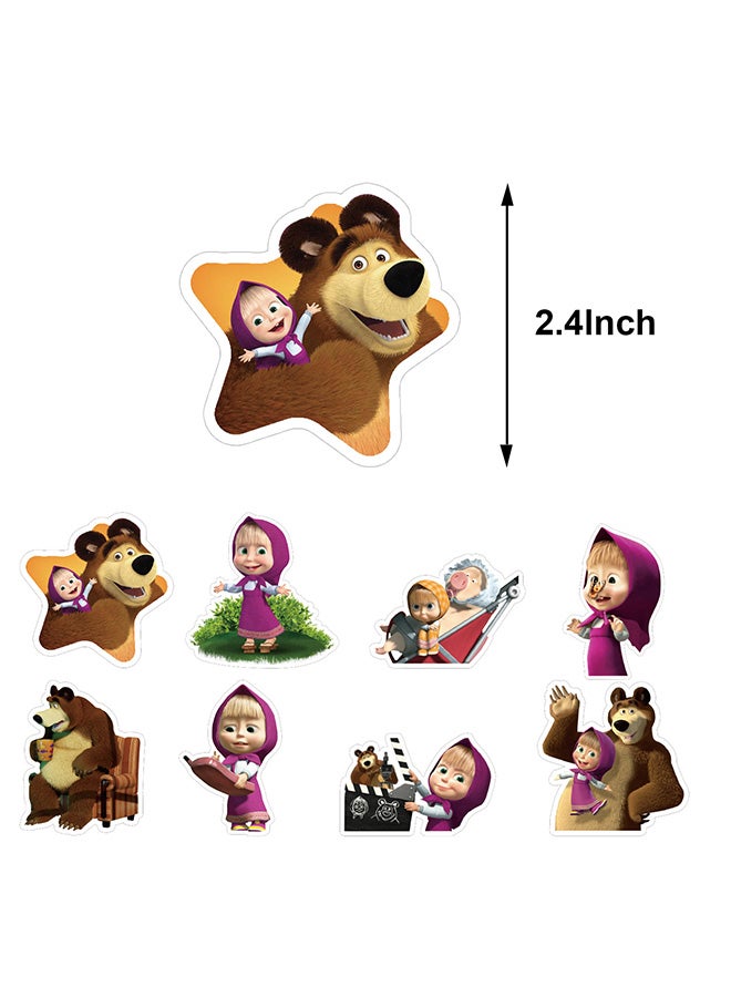 Loquat Martha u0026 The Bear Theme Birthday Party Balloon Decoration Set - Image 2