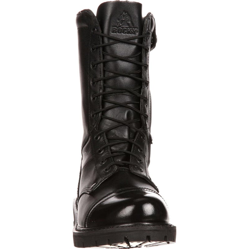 ROCKY Side Zipper Jump Boot, Black, Size 7(ME) - Image 4