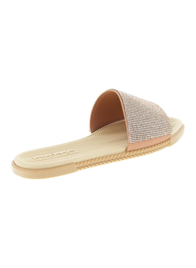 MOLECA Solid Slip-On Flat Sandals - Image 2
