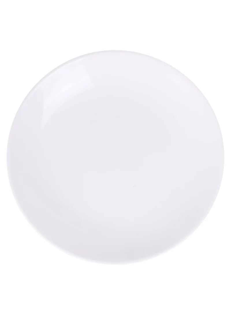 Shallow Shallow 18-Piece Porcelain Dinnerware Set – Elegant Ceramic Crockery for 6 | Includes 26.8 cm Dinner Plates, 20 cm Side Plates, and 15 cm Bowls, White