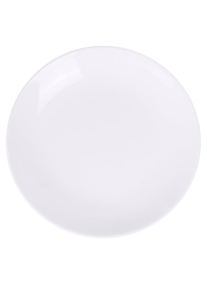 Shallow Shallow 18-Piece Porcelain Dinnerware Set – Elegant Ceramic Crockery for 6 | Includes 26.8 cm Dinner Plates, 20 cm Side Plates, and 15 cm Bowls, White  - Image 3