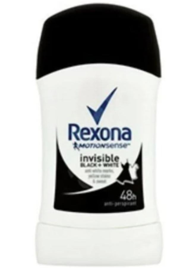 Rexona 2 pieces of Rexona Invisible Black and White Antiperspirant 40 ml  - Image 2