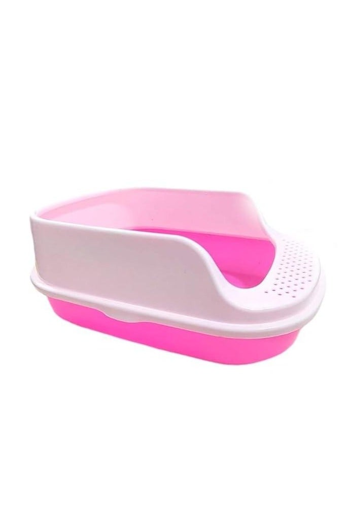 صندوق قمامة فاخر للقطط - سهل التنظيف، كبير مع مغرفه - Image 1