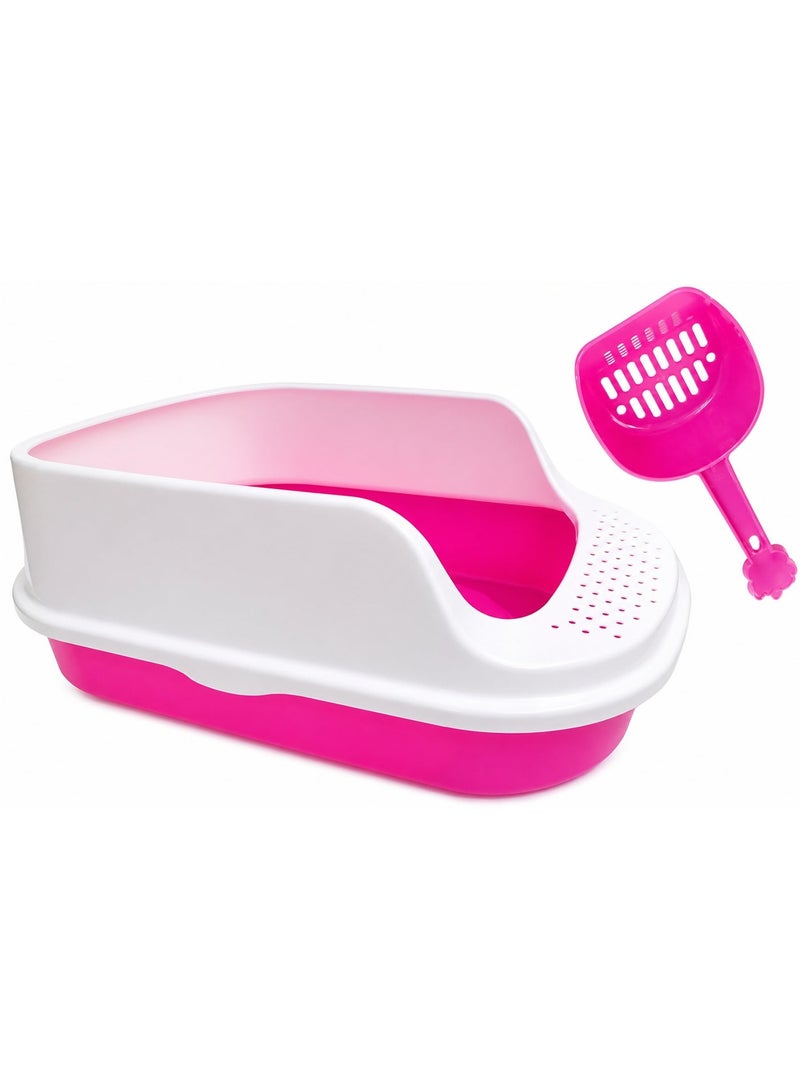 Litter Box With Scoop pink - Image 1