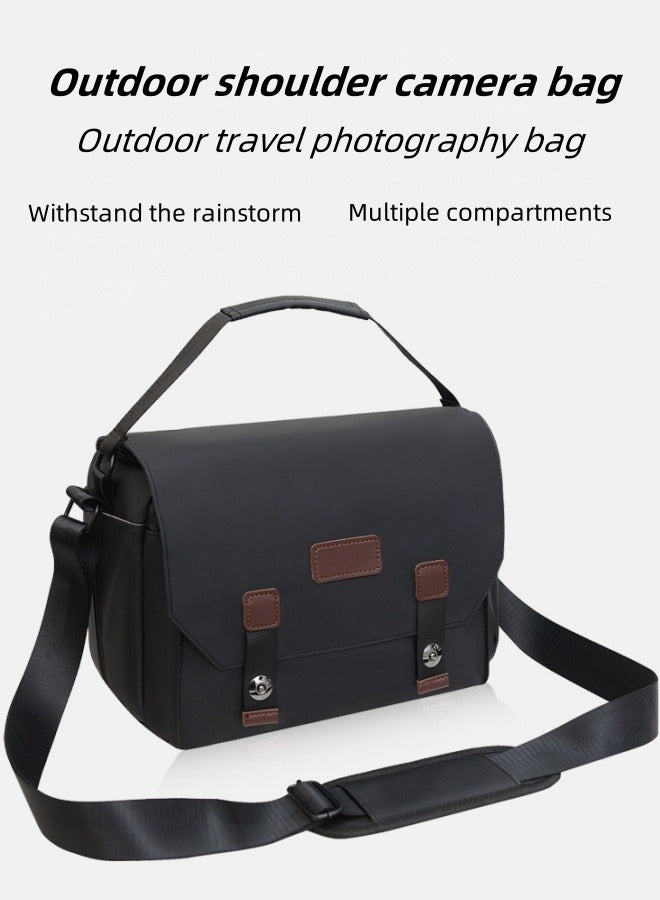 M MIAOYAN One-shoulder messenger outdoor travel camera bag wear-resistant and load-reducing SLR micro single digital waterproof portable photography bag  - Image 1