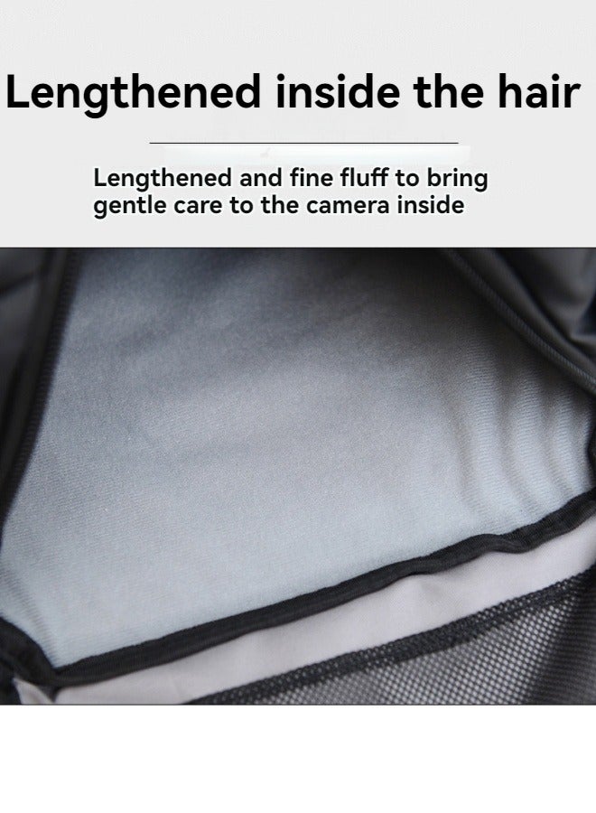 M MIAOYAN One-shoulder messenger outdoor travel camera bag wear-resistant and load-reducing SLR micro single digital waterproof portable photography bag  - Image 4