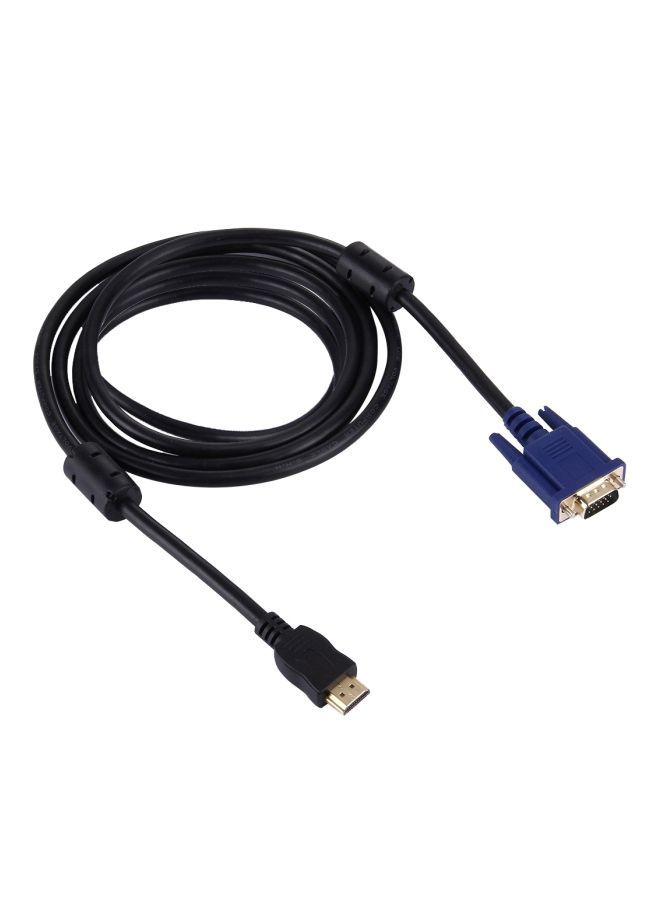 نيبمينينت كابل محول من منفذ HDMI ب15 سناً إلى VGA الأسود / الأزرق - Image 1