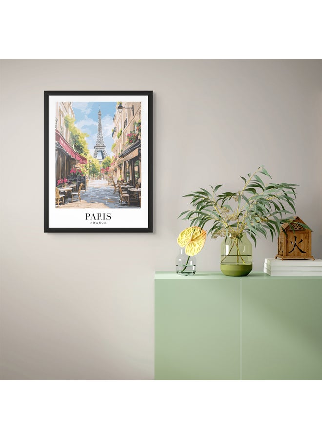 آرت دیکور  ديكور فني مؤطر الفنون الجميلة صورة طباعة لبرج إيفل باريس فرنس - Image 2