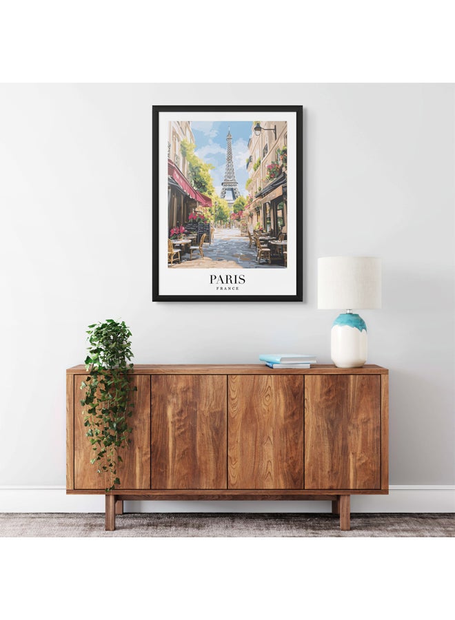 آرت دیکور  ديكور فني مؤطر الفنون الجميلة صورة طباعة لبرج إيفل باريس فرنس - Image 3