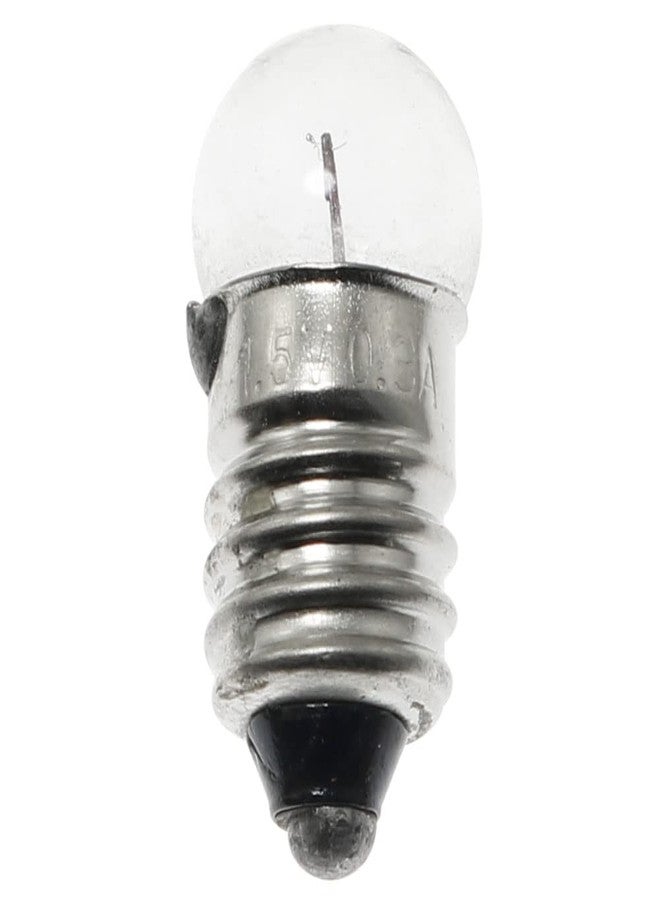 SQXBK 5PCS E10 Mini Bulb E10 Miniature Screw Base Light Bulbs with 5PCS E10 Bulb Holders for Simple Circuits Experiment, 1.5V 0.3A - Image 4