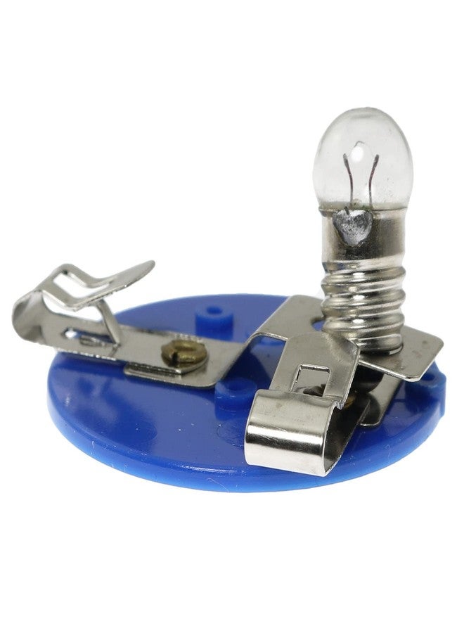 SQXBK 5PCS E10 Mini Bulb E10 Miniature Screw Base Light Bulbs with 5PCS E10 Bulb Holders for Simple Circuits Experiment, 1.5V 0.3A - Image 3