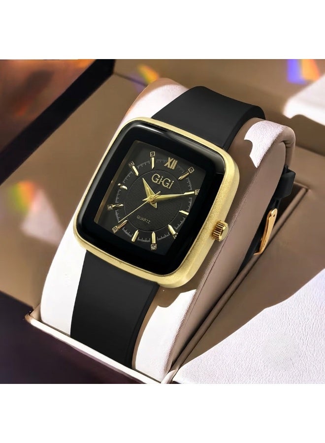 GiGi Women's wristwatch with a PU leather strap and quartz movement; a stylish, casual timepiece—perfect as a gift for birthdays or graduations—suitable for everyday wear - Image 2