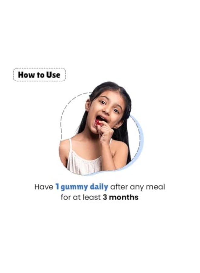 Little Joys DHA Omega 3 Brain Gummies For Kids | 2-6 years | 30 Day Pack | Improved Concentration, Mood & Sleep | Plant Based Omega 3 Supplements | Multivitamin Gummies For Kids With No Added Sugar - Image 2