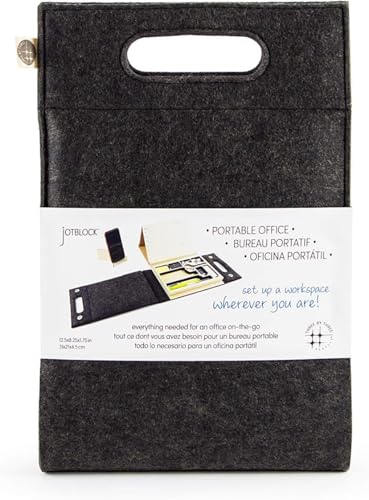 Three by Three Seattle jOTBLOCK Portable Office, Take Your Workspace Anywhere with the Portable Office Set: All Your Office Supplies in One Convenient Case - Image 1
