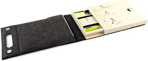 Three by Three Seattle jOTBLOCK Portable Office, Take Your Workspace Anywhere with the Portable Office Set: All Your Office Supplies in One Convenient Case - Image 4