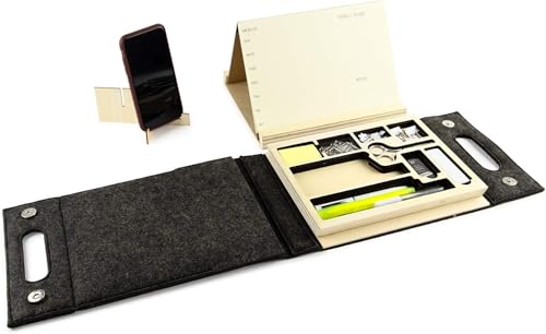 Three by Three Seattle jOTBLOCK Portable Office, Take Your Workspace Anywhere with the Portable Office Set: All Your Office Supplies in One Convenient Case - Image 5