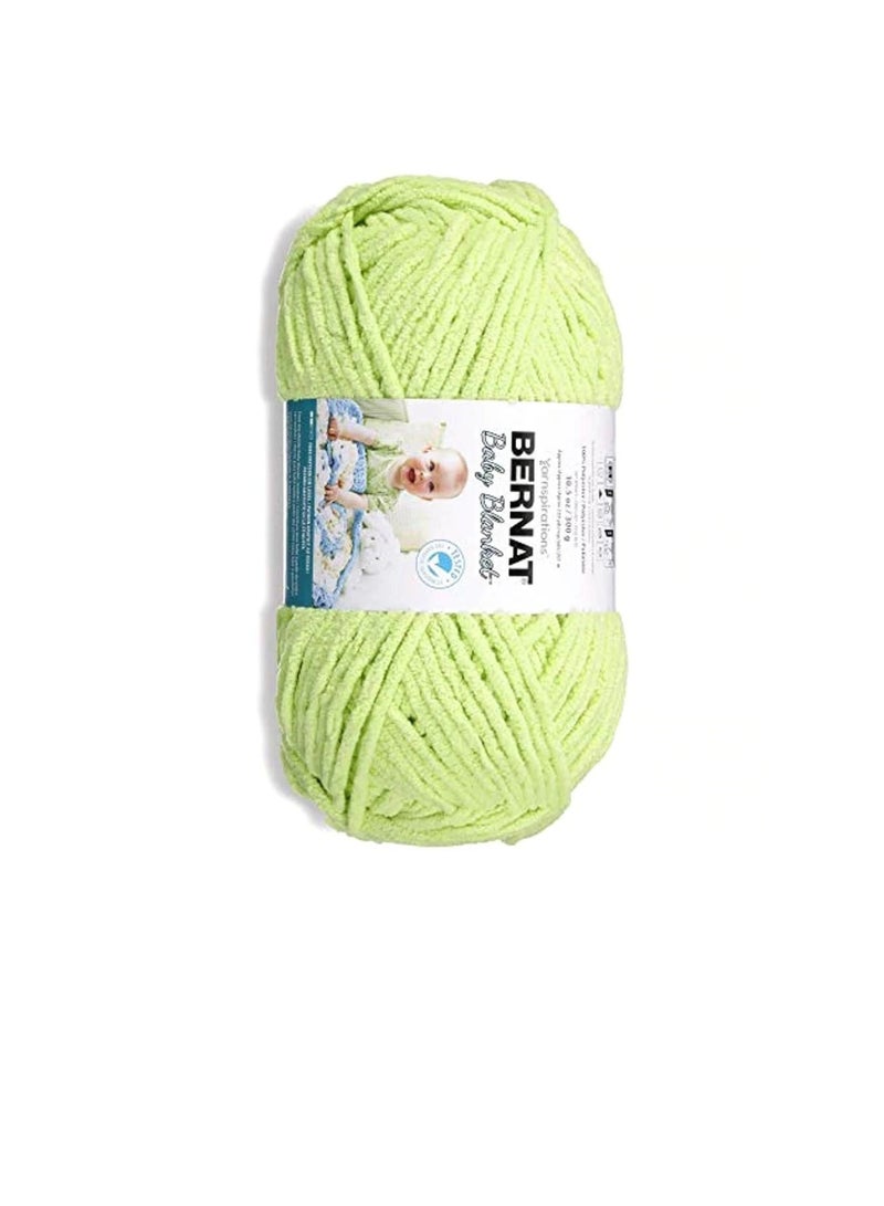 Bernat Bernat Baby Blanket Big Ball Yarn Lemon Lime - Image 3