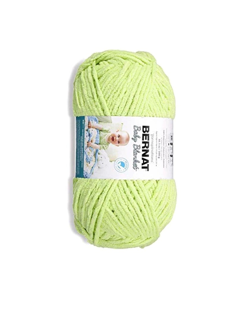 Bernat Bernat Baby Blanket Big Ball Yarn Lemon Lime - Image 2