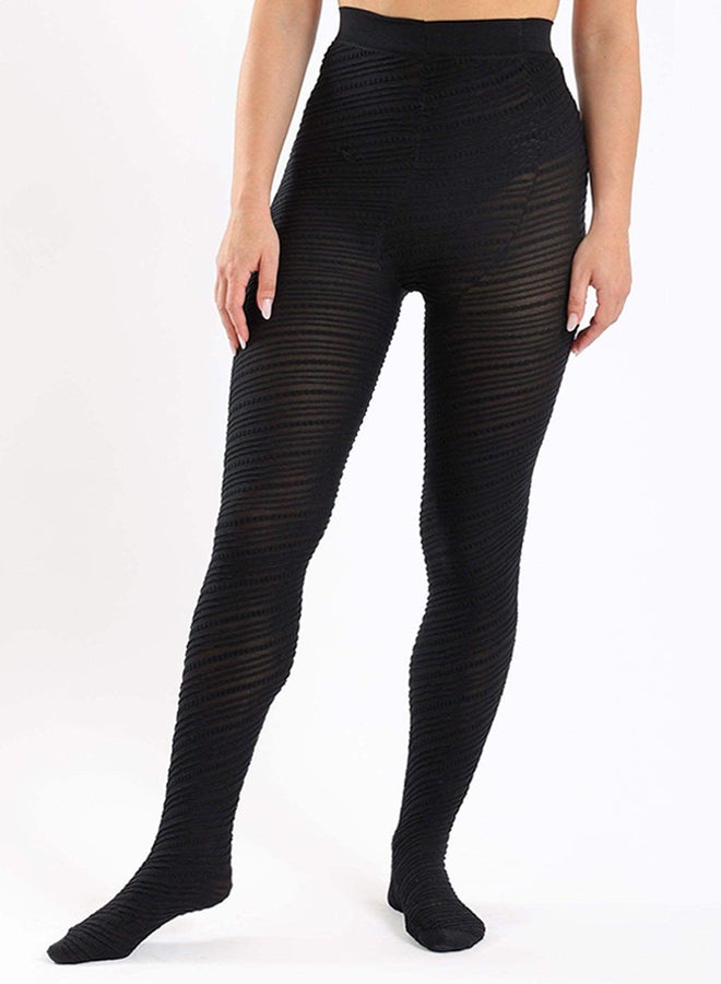 Carina Ribbed Warm Pantyhose - Image 1