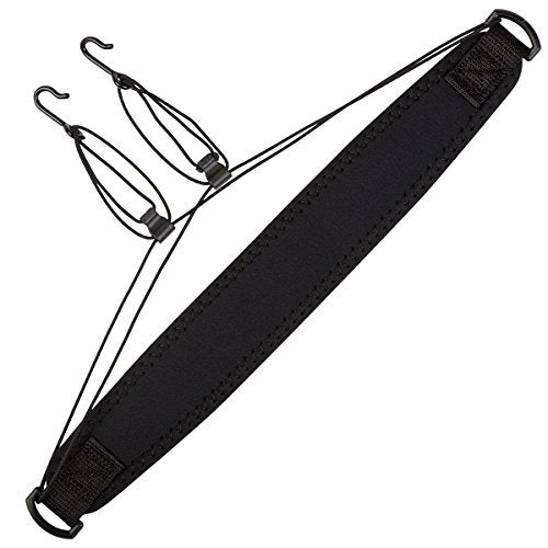 Neo Tech Neotech Classic 2 Hook Instrument Strap - Regular - Metal Open Hook Neck Strap for Alto Saxophone, Bass Clarinets, English Horns & More - Comfortable Neoprene Instrument Neck Strap - Black - Image 5