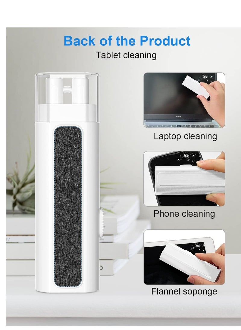 SYOSI - 8 in 1 Cleaner Kit, Multi-Function Electronic Cleaner Kit, Keyboard Cleaner Kit with Brush, for Earbud, Phone, Bluetooth, iPad, Earphones, Computer, Camera (White) - Image 1