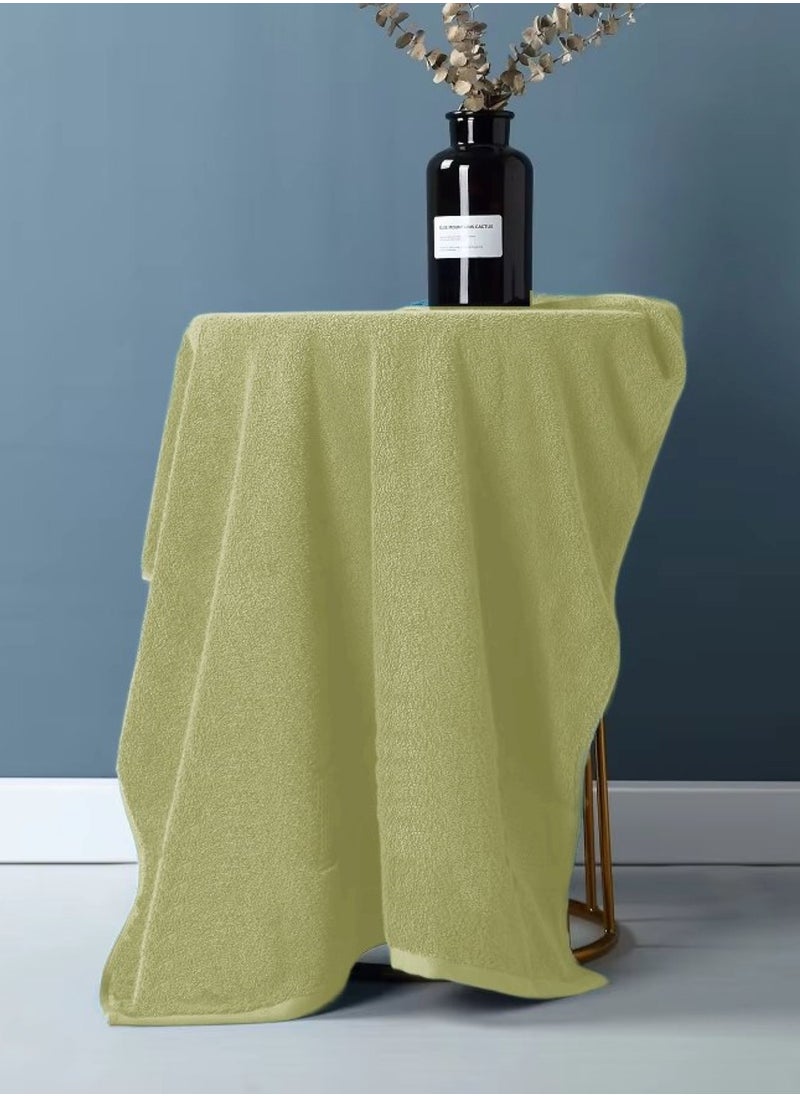 MAXQON Pack Of 2 - Bath Towel - 100% Cotton 600 GSM Large Size (70x140cm) Highly Absorbent And Super Durable , Color Beige  - Image 2