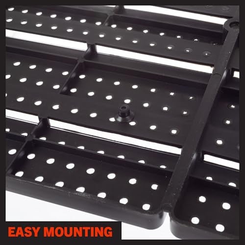 Stalwart 15-Bin Garage Organization Rack - Carbon Steel Rack with Removable Stackable Plastic Garage Storage Bins - Tools Organizer or Small Parts Organizer for Hardware, - Image 4