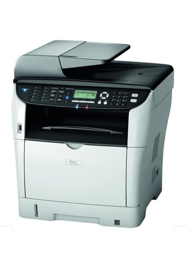 Monochrome Multifunction Laser Printer with Print, Copy, Scan & Fax, Automatic Document Feeder, High-Speed Office Printer for Business Use - Image 1