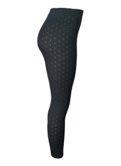 City Rose 3- Pieces Full Length Inner Leggings Perforated Cotton with Elasticized Waistband Women Black  - Image 4