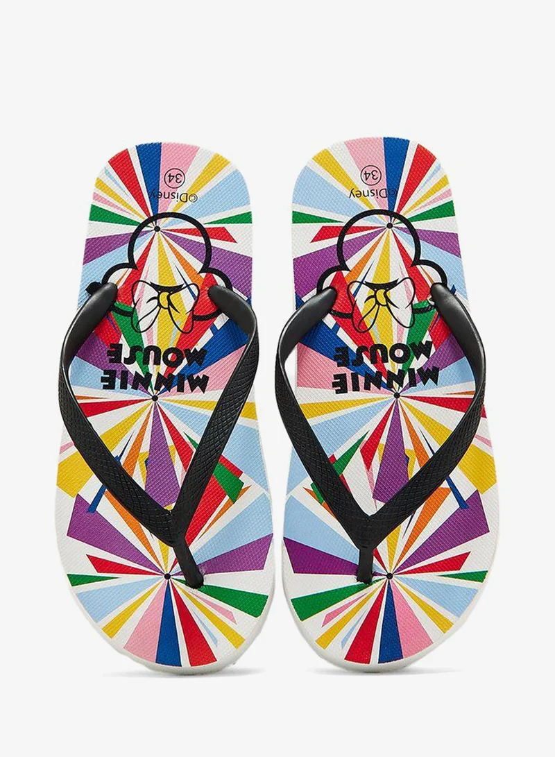 DeFacto  Disney Mickey & Minnie Print Flip Flops for Women | Best Price UAE