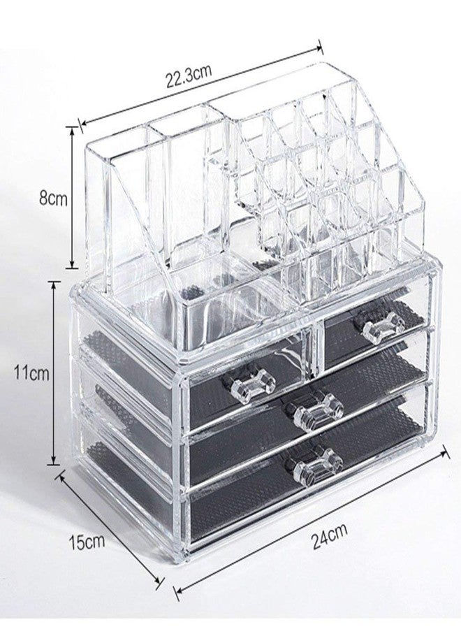 CPEX Cosmetic Makeup Jewelry Lipstick Storage Organizer Holder Box (4 Drawer+16 PART) - Image 4